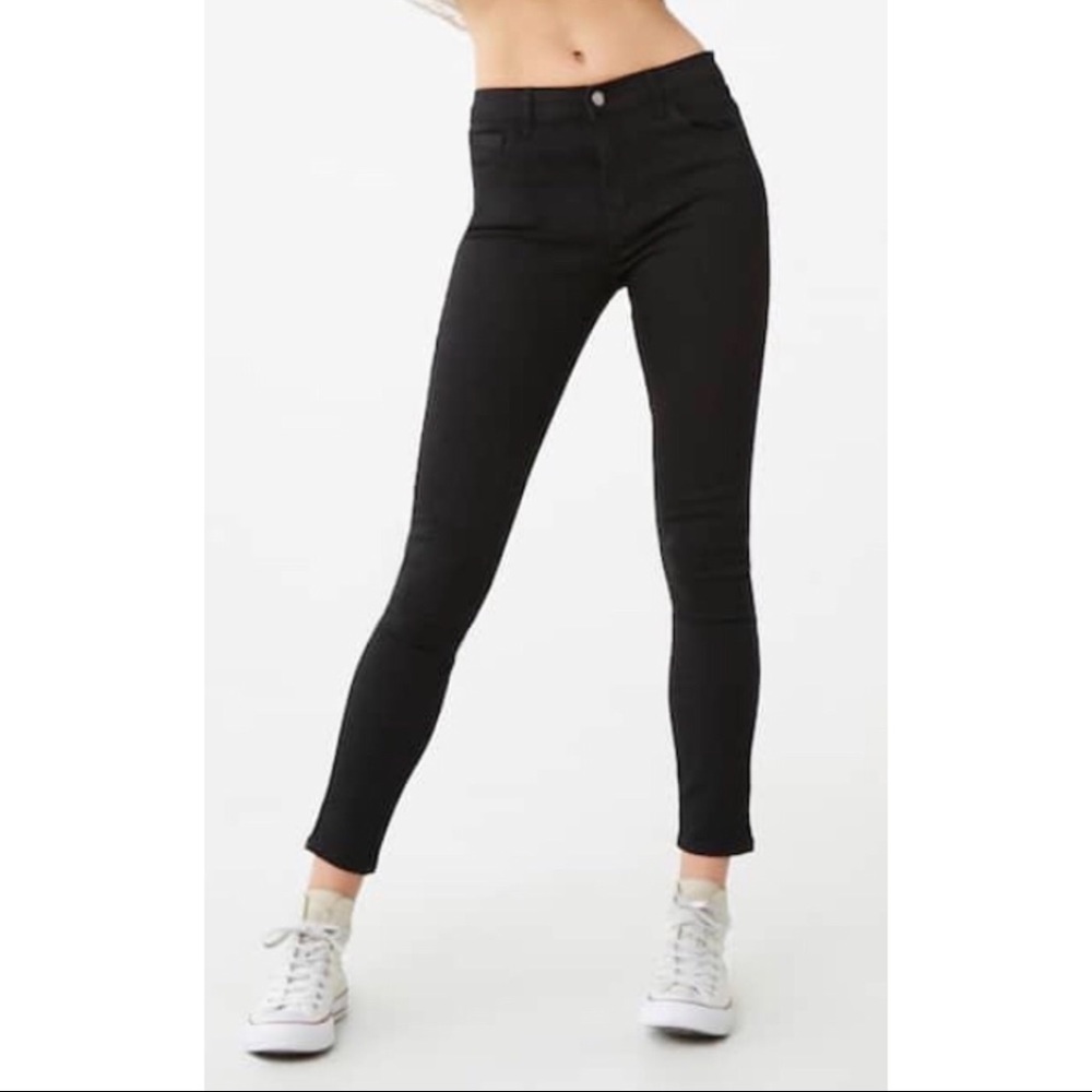 black skinny jeans